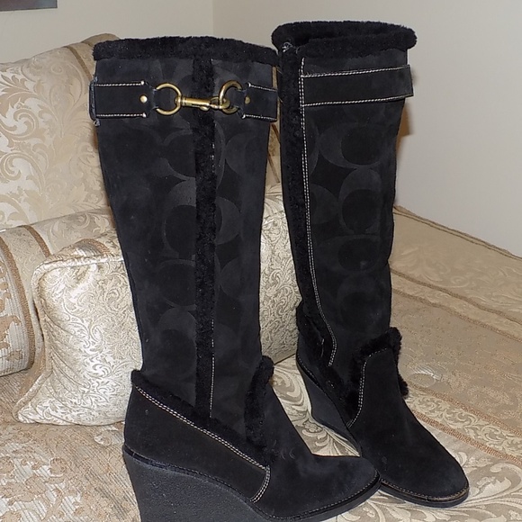 coach long boots